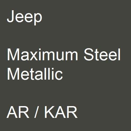 Jeep, Maximum Steel Metallic, AR / KAR.